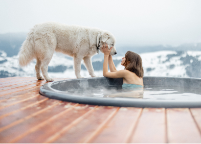 Woman in spa