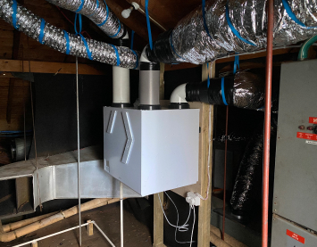 Installed ventilation units
