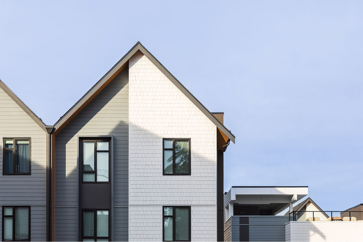 Modern two-storey New Zealand townhouses