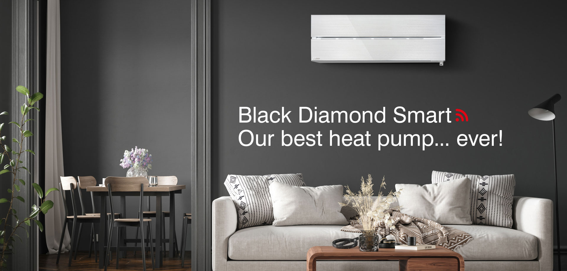 LN Black Diamond Smart Series Heat Pumps Mitsubishi Electric