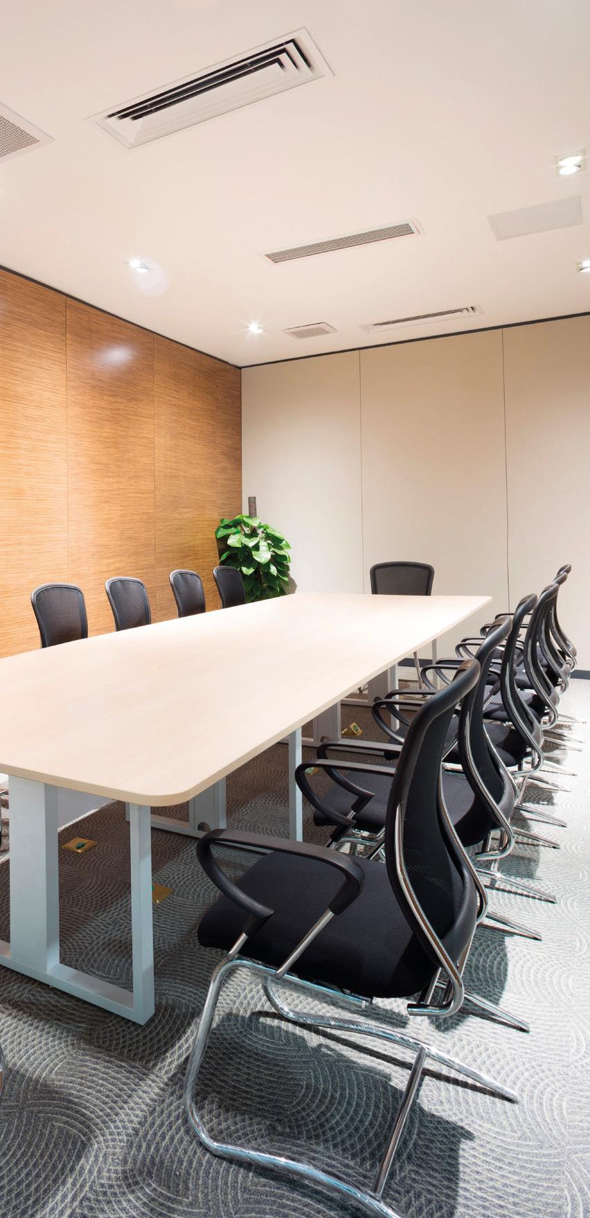 Commercial meeting room environment