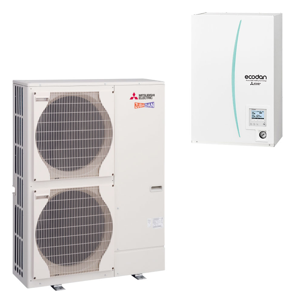 PUHZSHW112VHA 11.2kW Zubadan Hot Water Heat Pump with Split Hydrobox