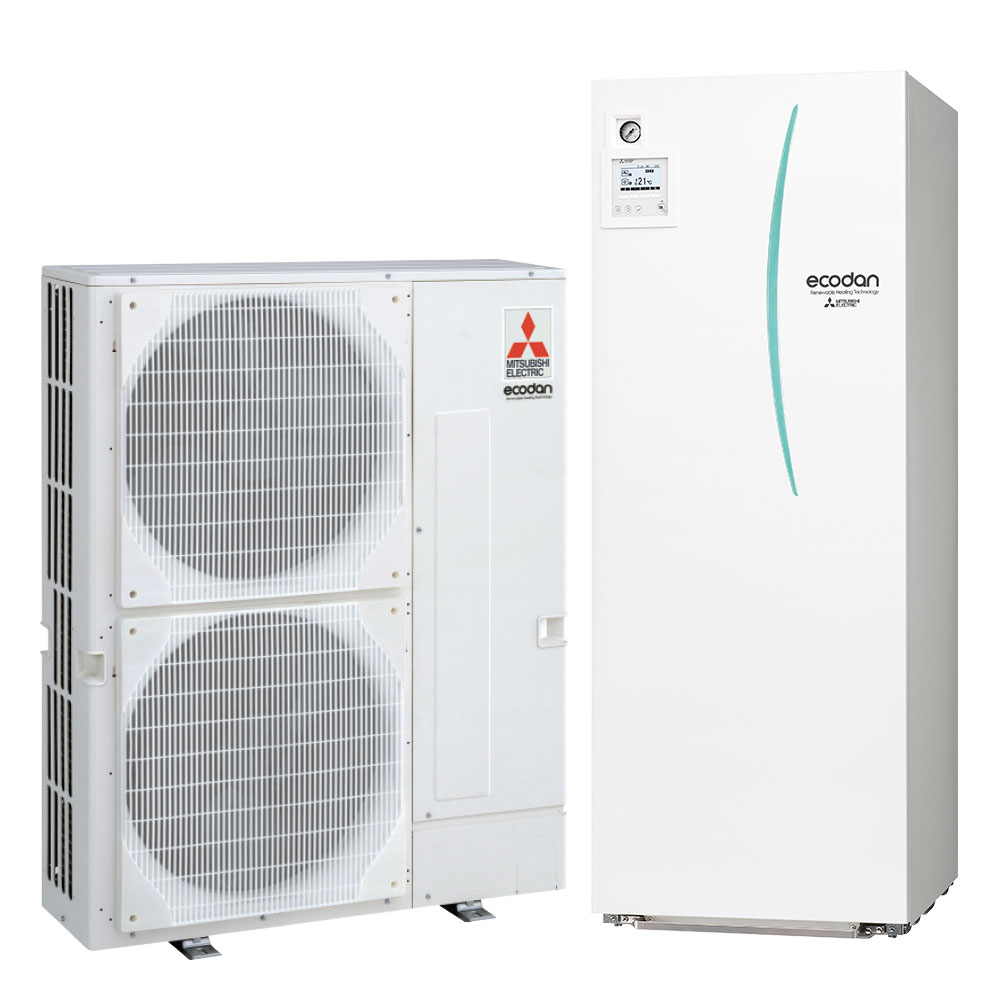 PUHZSW120VHA 12kW Hot Water Heat Pump with Split Cylinder