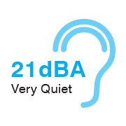 21dBA very quiet