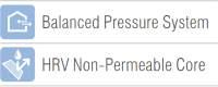 Balanced Pressure System, HRV Non Permable Core