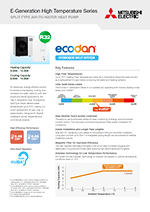 Ecodan E-Gen High Temp Series Flyer